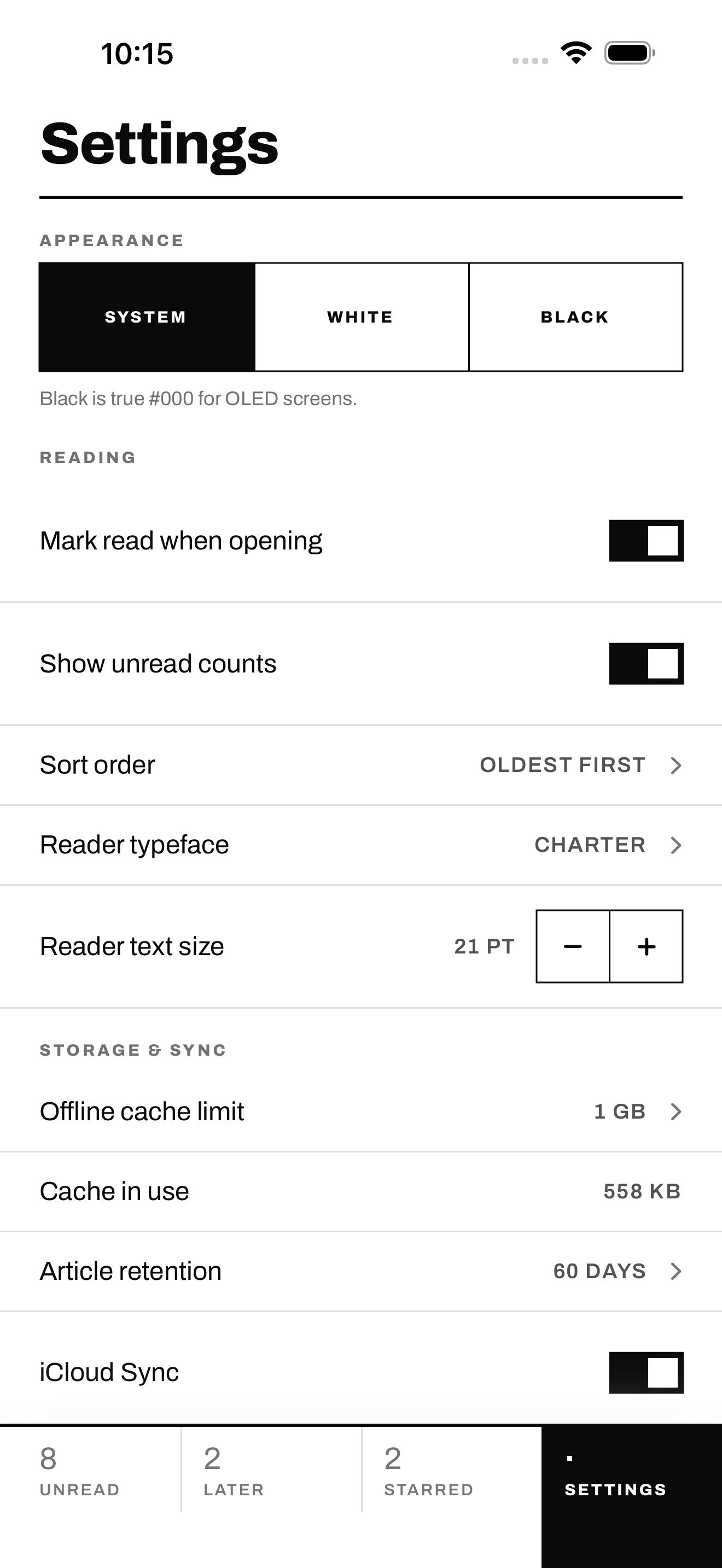 Tidings: RSS Reader screenshot 2
