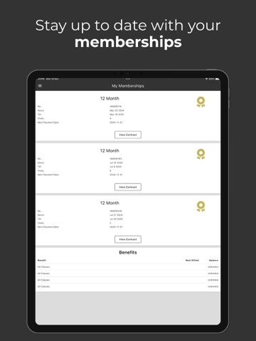 Old Skool Barbell Gym iPad screenshot