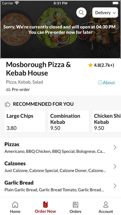 Mosborough Pizza & Kebab House Screenshot