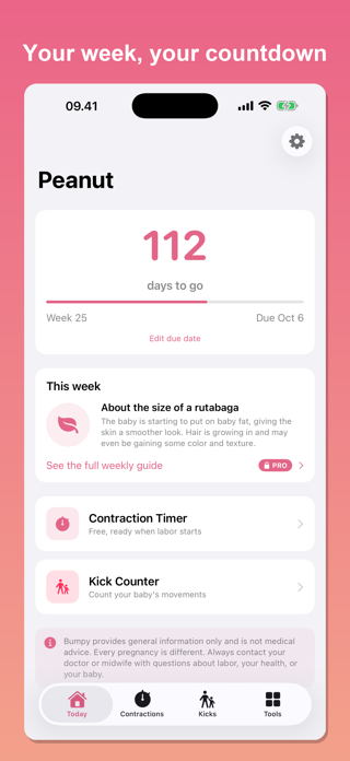Contraction Timer: Bumpy Screenshot 1 of 5
