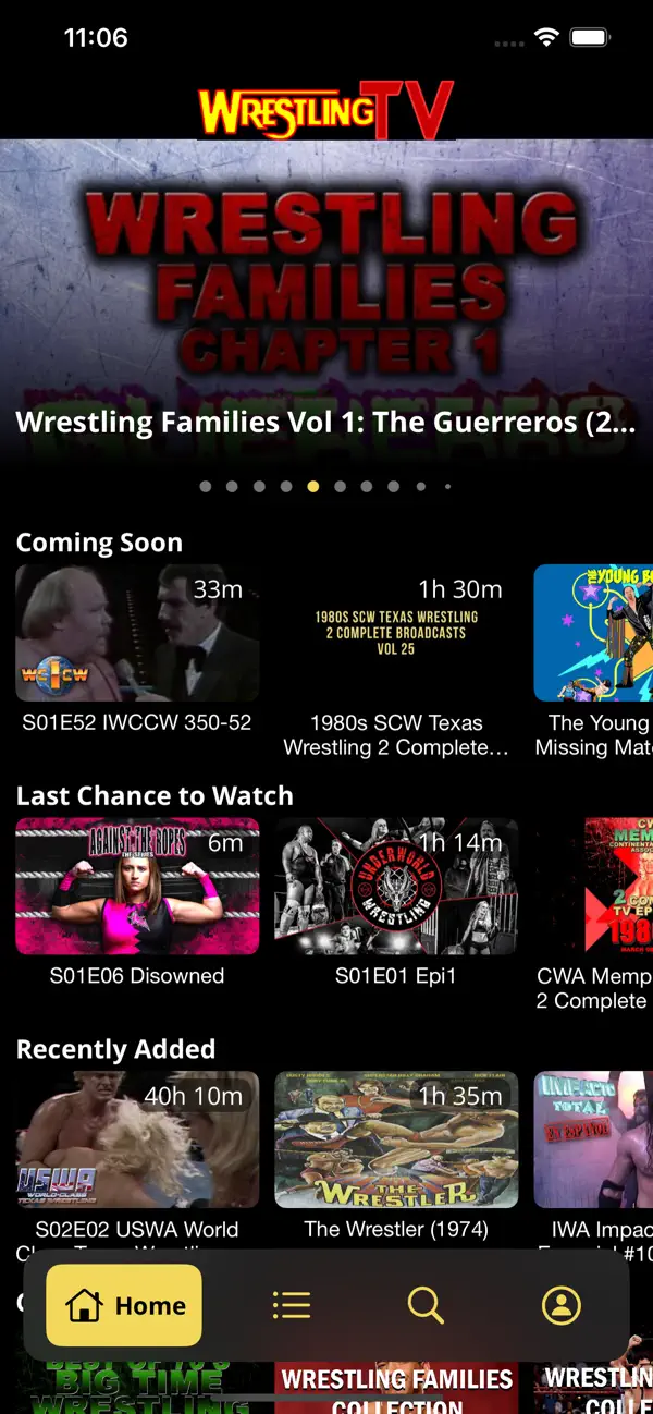 Screenshot #1 pour Wrestling TV Channel