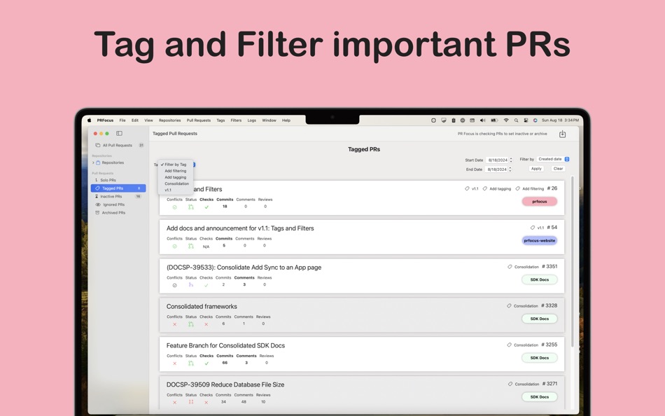 #9. PR Focus (macOS) 由: Dachary Carey