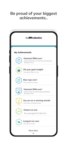the FIT collective app screenshot