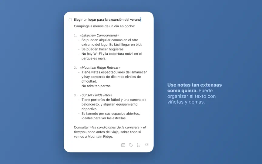 Captura de pantalla de Things 3 en iPhone 5