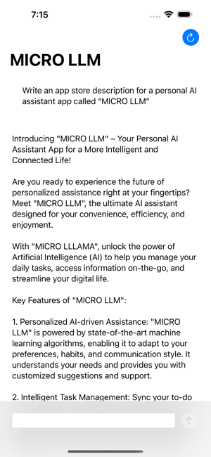 ‎MICRO LLM Screenshot