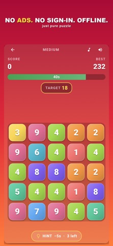 Suji: Number Puzzle Rush screenshot 4