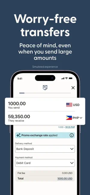 Remitly: Send money & transfer screenshot 2