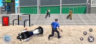 US Police Chase Bike Games 3D iPhone screenshot