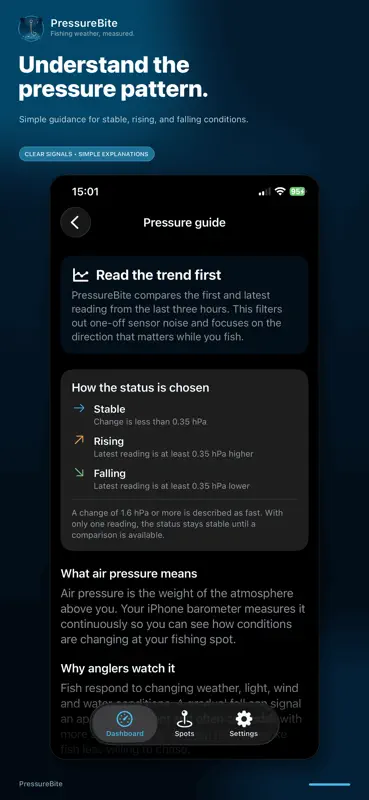 PressureBite Fishing Weather screenshot 5 of 6