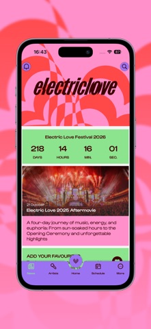 Electric Love Festival 2026 iPhone screenshot 2