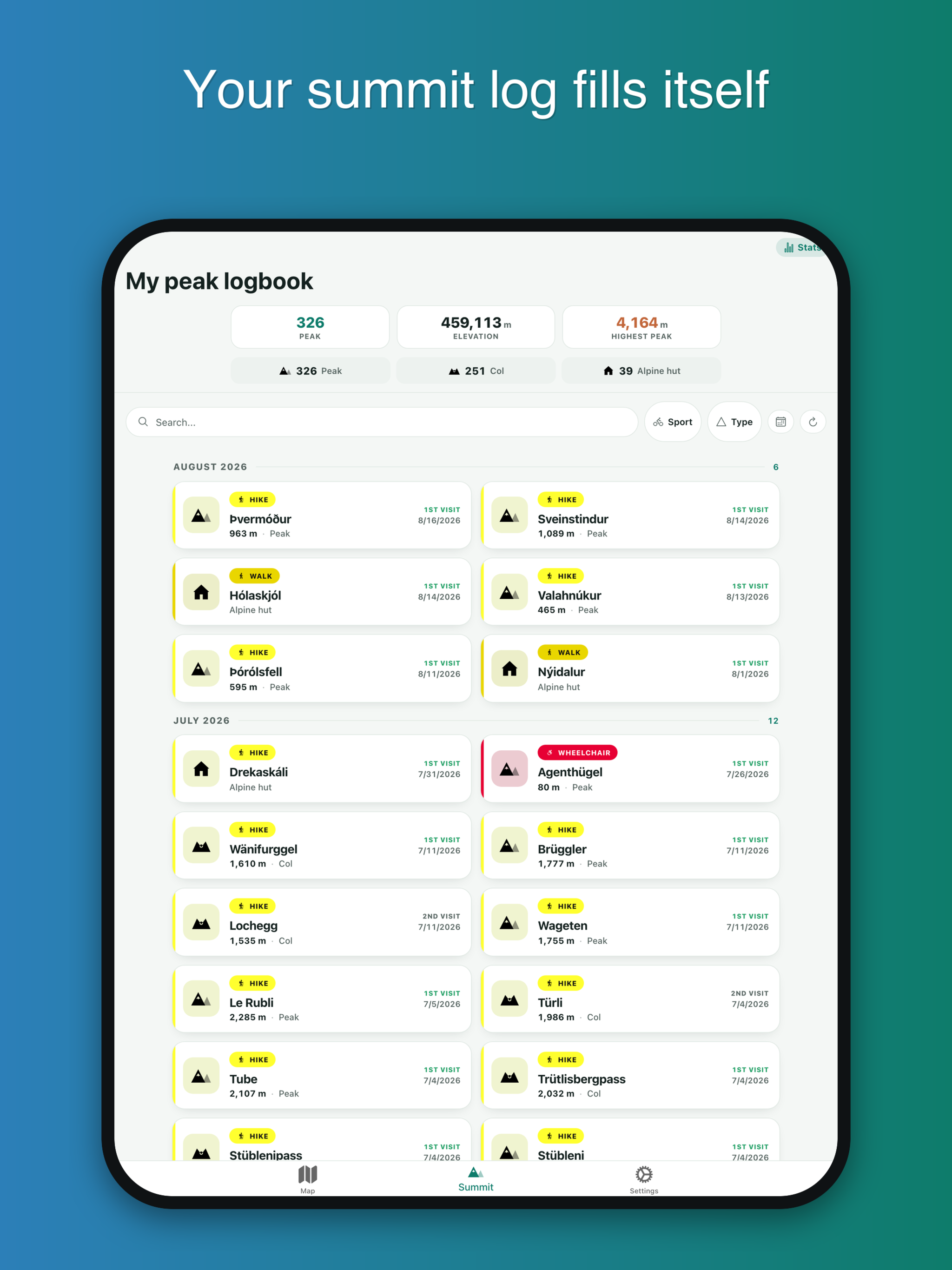 Activity Hunter - Summit Log screenshot 9