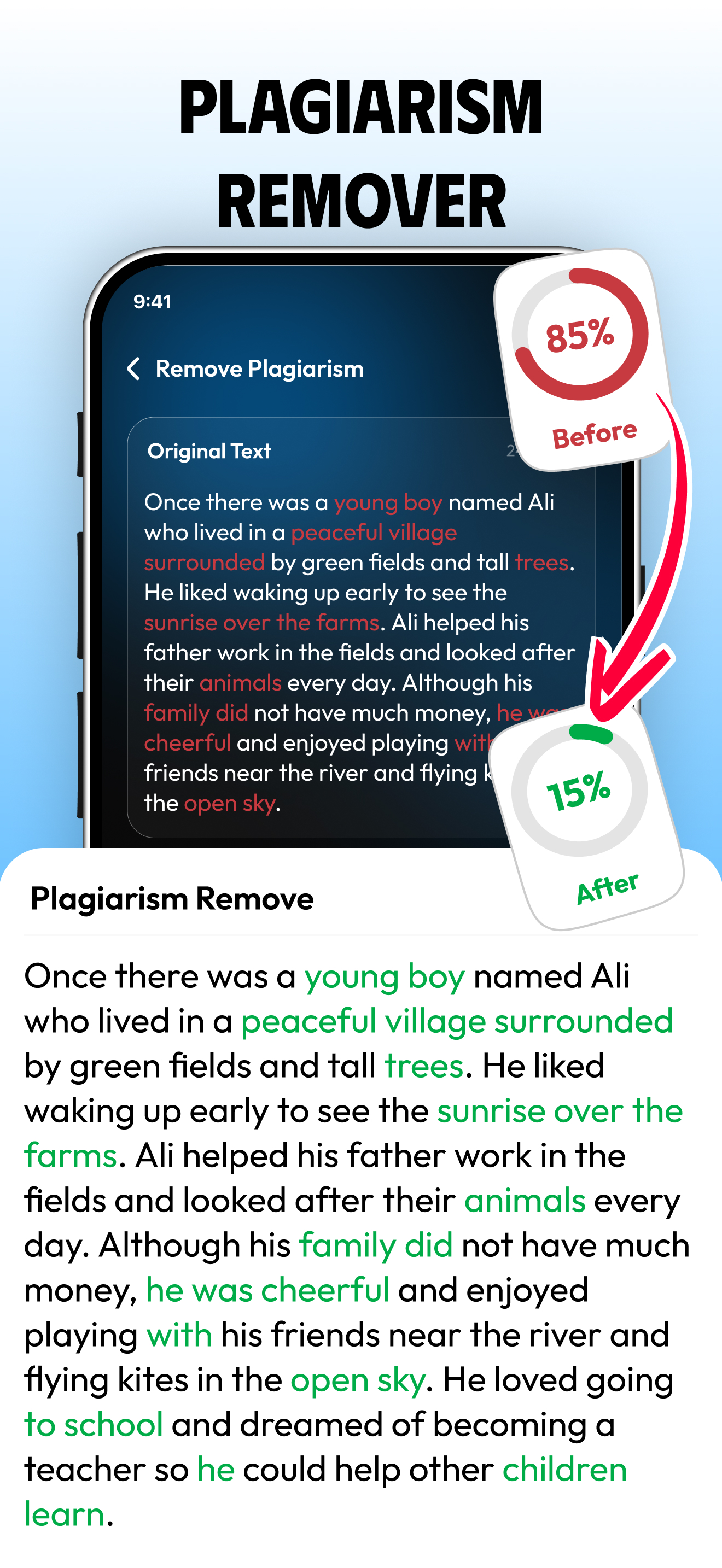 Plagiarism Checker - Remover