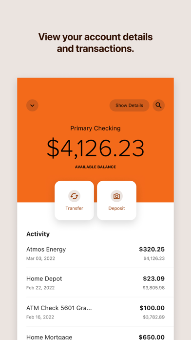 Owners Bank Screenshot