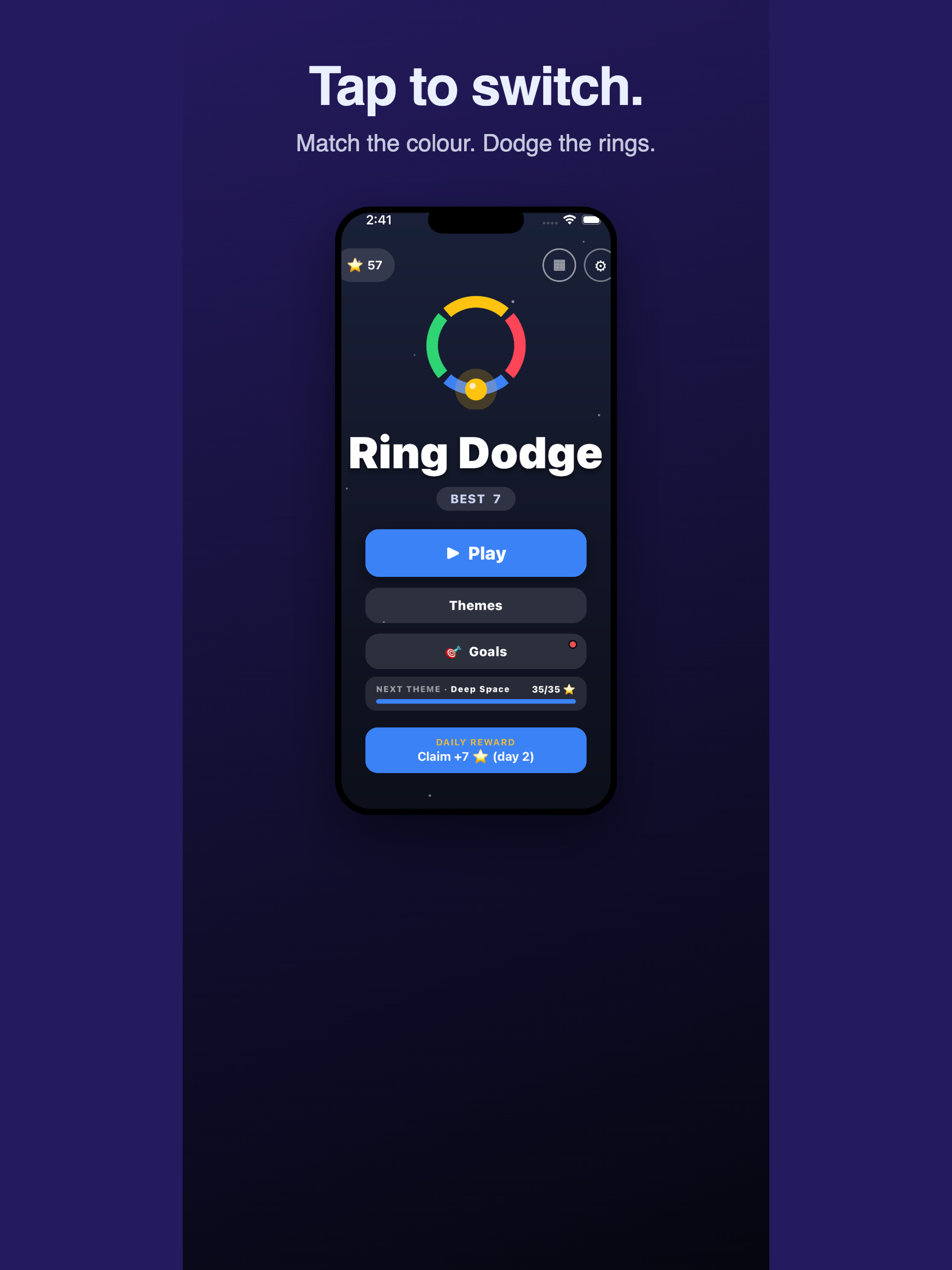 Ring Dodge: Neon Rush screenshot 3