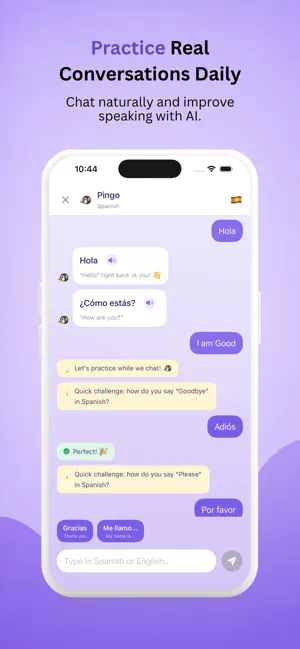 Pingo Pro learn with AI iPhone screenshot 6