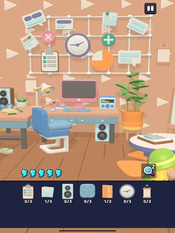 Find Out Happy Village Puzzle iPad screenshot