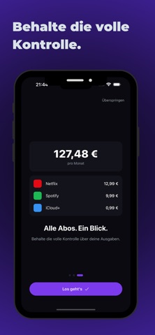 Aboly - Abo Tracker Screenshot 9 of 10