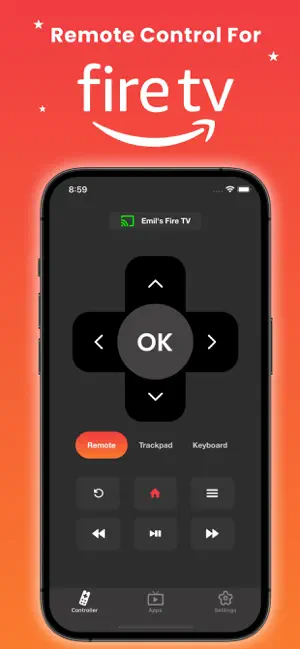 Remote for FireStick : Fire TV screenshot 1
