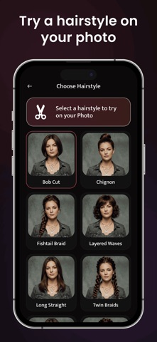 Haircut Monitor :AI Hair Style iPhone screenshot