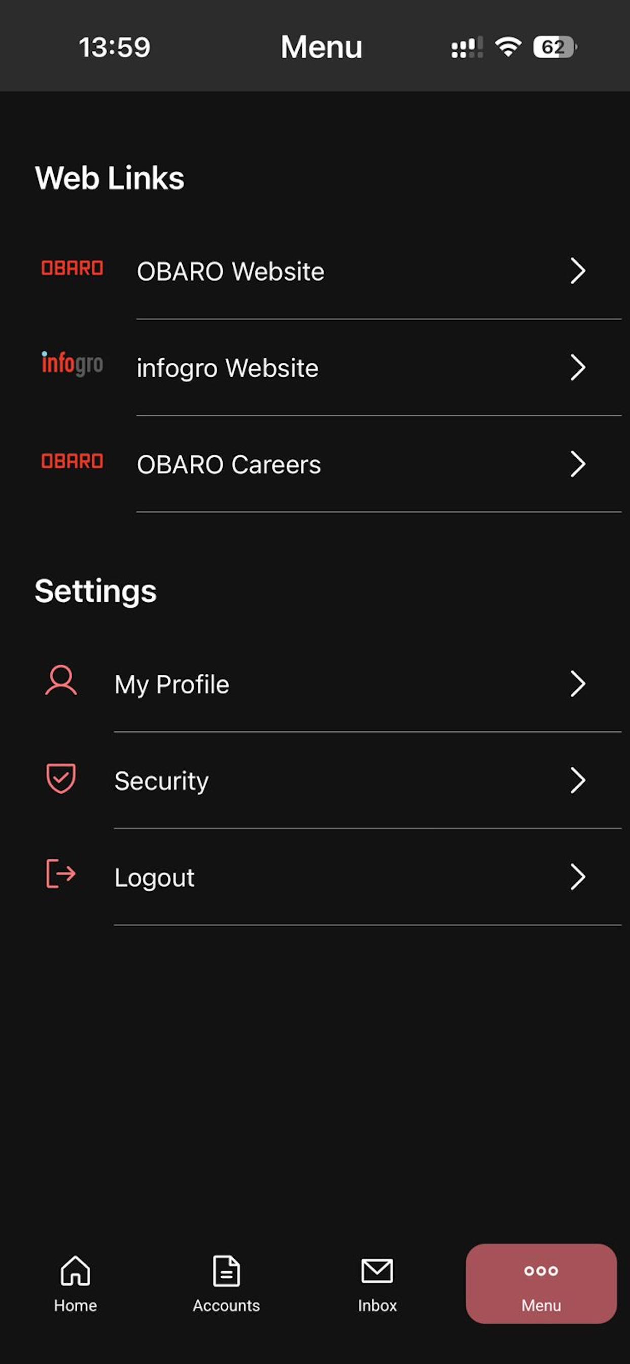 OBARO App screenshot 3