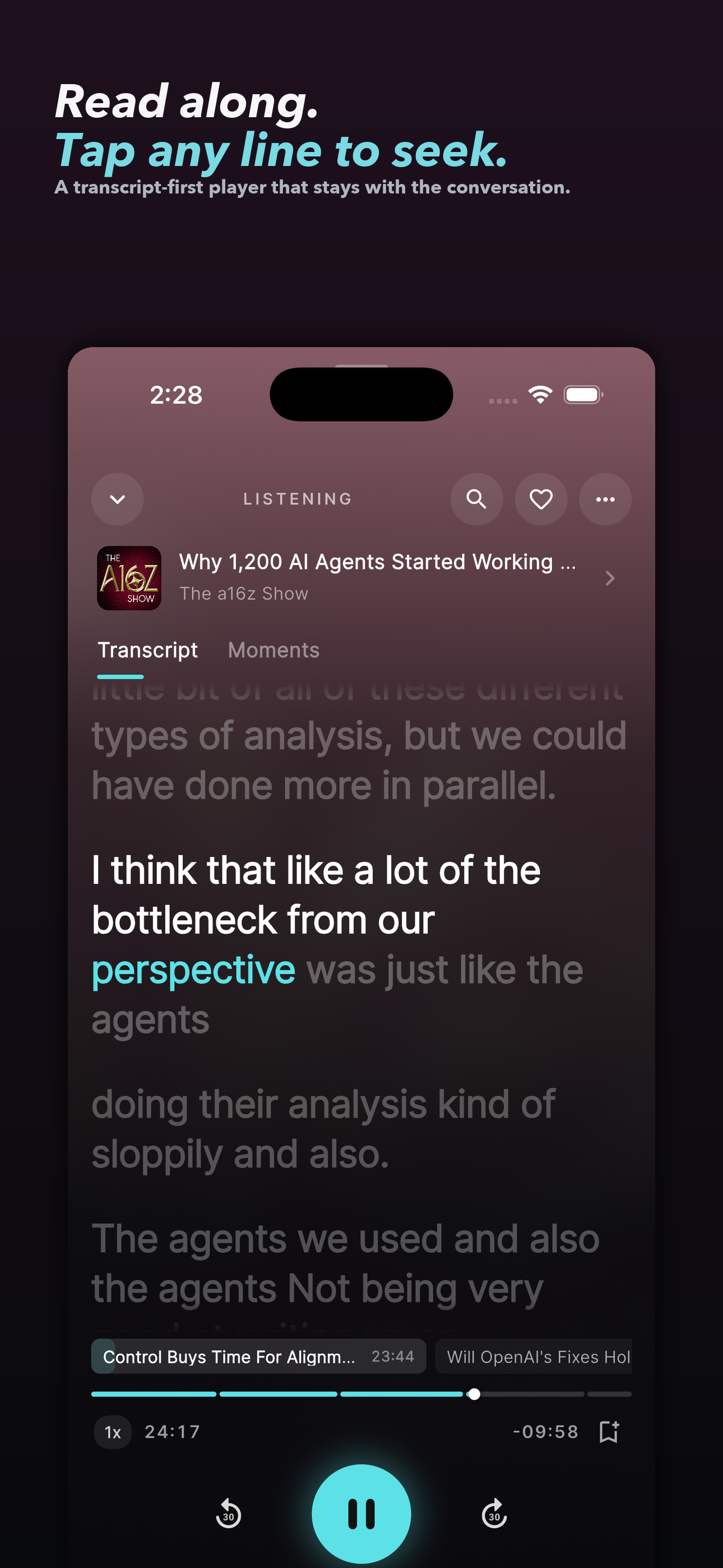 Metapodcast Podcast Insights screenshot 3