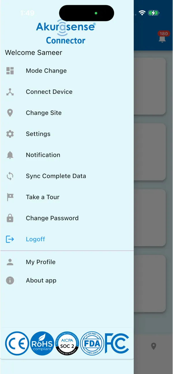 Screenshot #3 pour Akurasense Connector