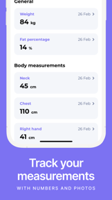 Fit Journal Weight Lifting Log screenshot
