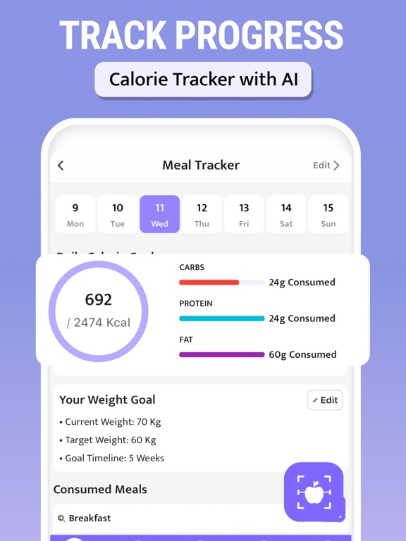 Flat Stomach Workout - 30 Days iPad screenshot 8 - Health & Fitness app