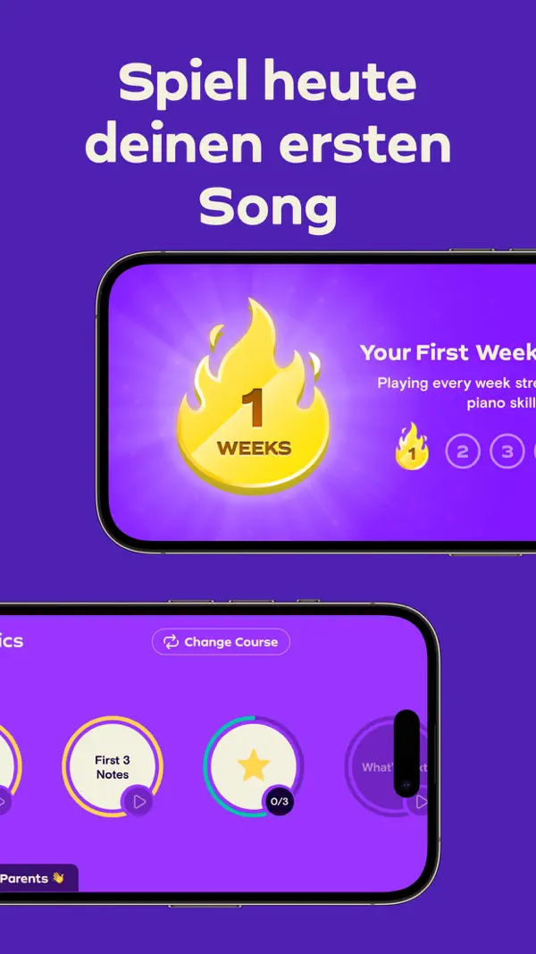 Simply Piano: Klavier lernen iPhone App Screenshot 4 – Bildung