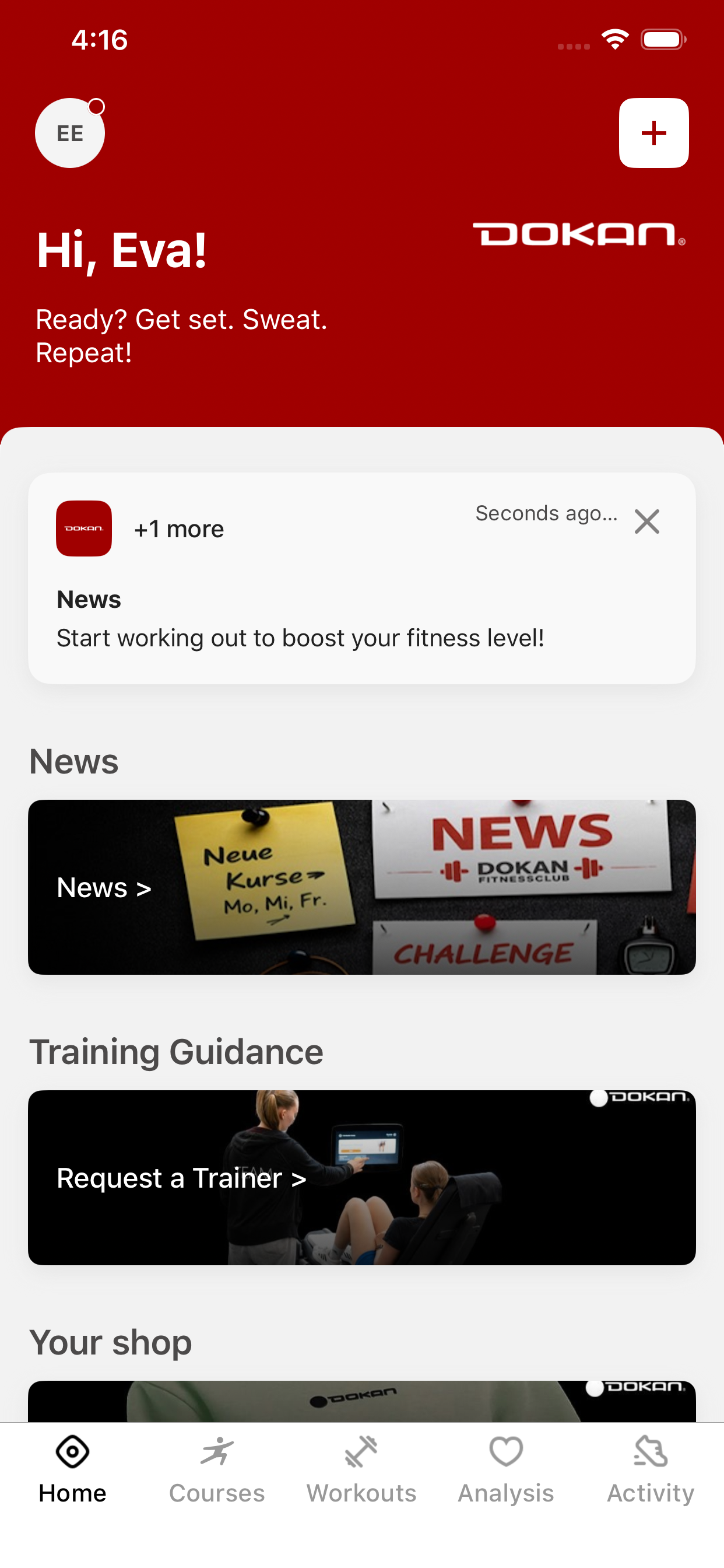 Dokan Sportclub screenshot 2
