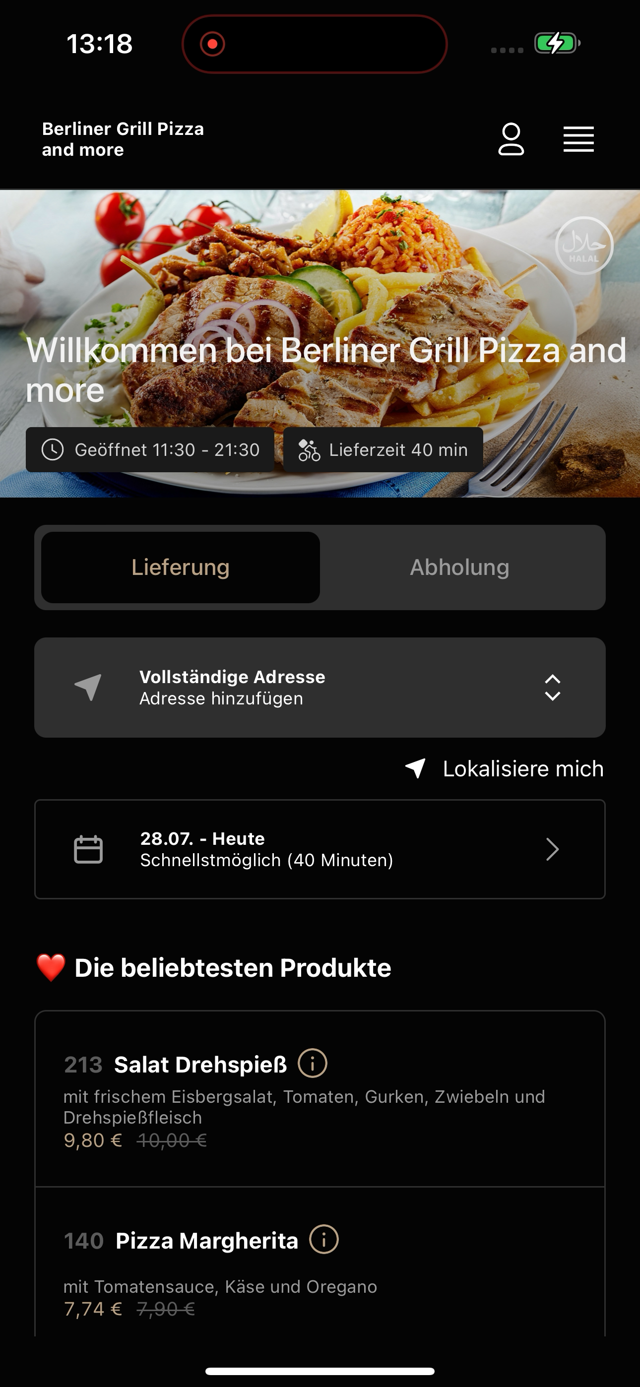 Berliner Grill Pizza and more screenshot 6