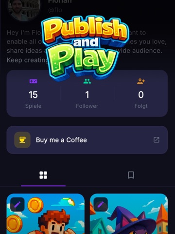 PocketByte: AI Game Community iPad screenshot
