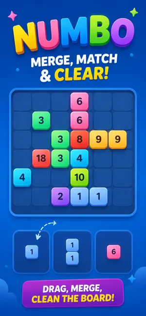 Numbo: Number Merge Puzzle screenshot 1