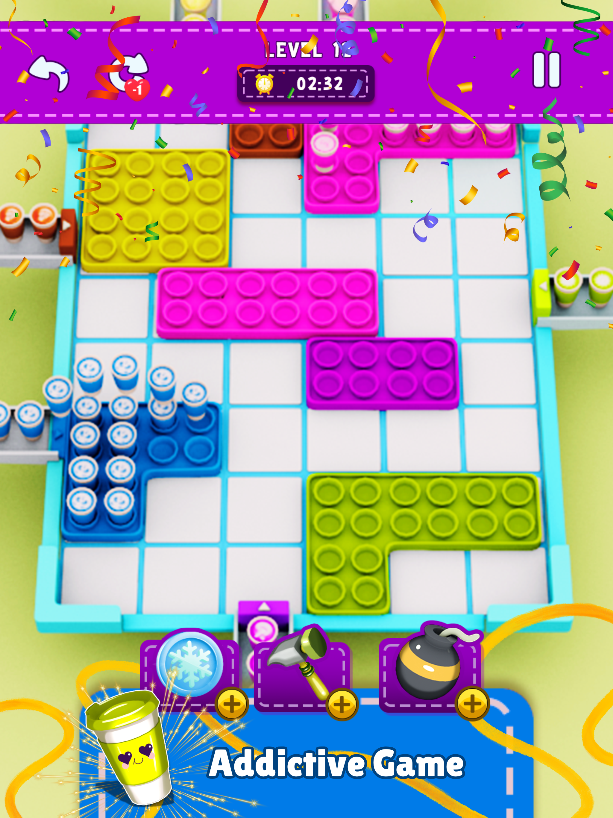 Coffee Mania- Block Jam Puzzle