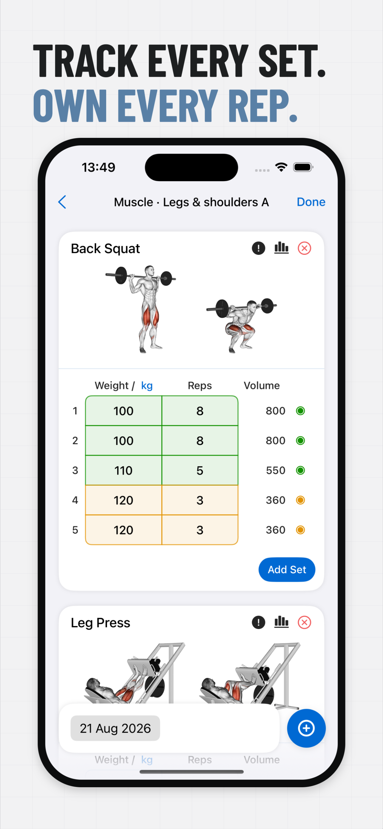 Reps & Records: Gym Workout screenshot 2