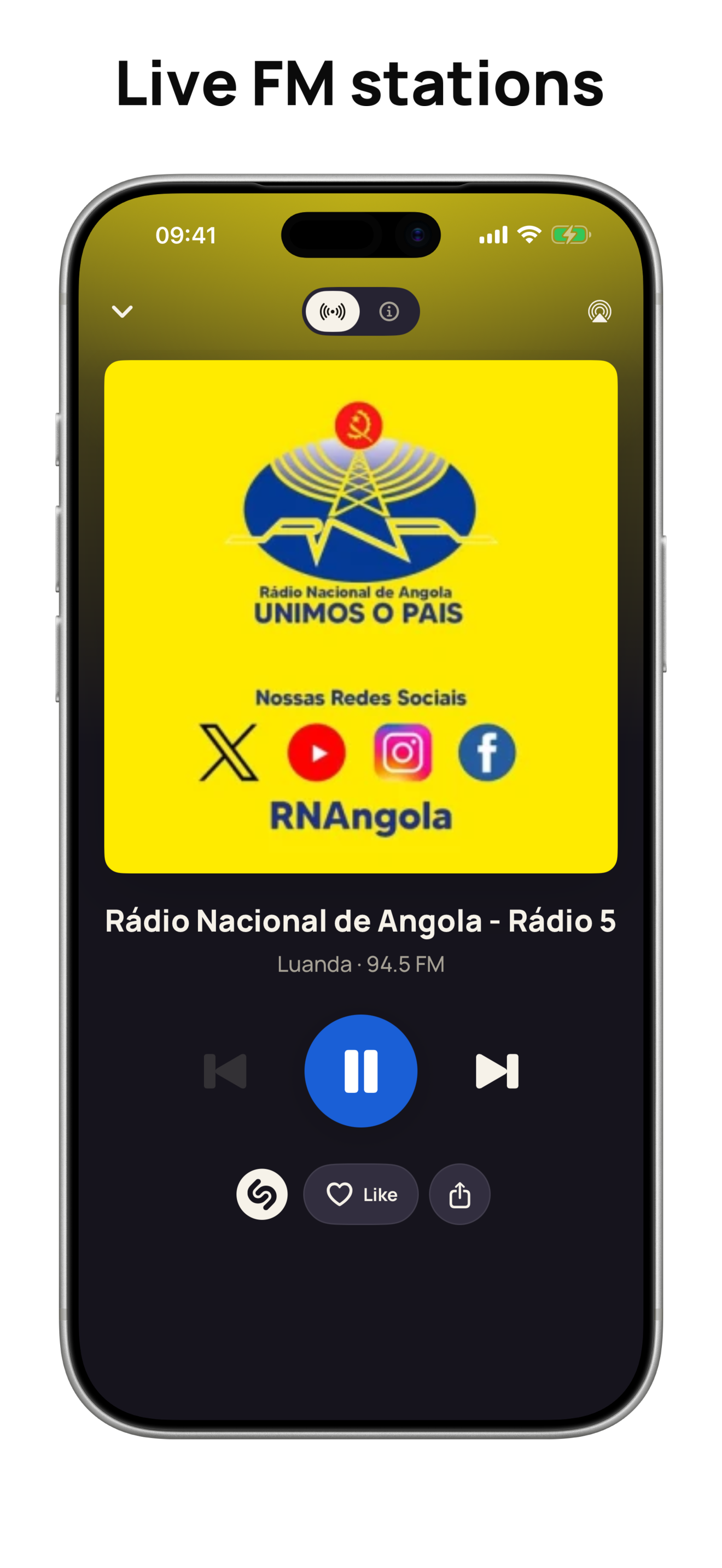 Angola Radio: FM Stations Live screenshot 2