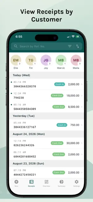 Cash In Cash Out Logbook screenshot 1