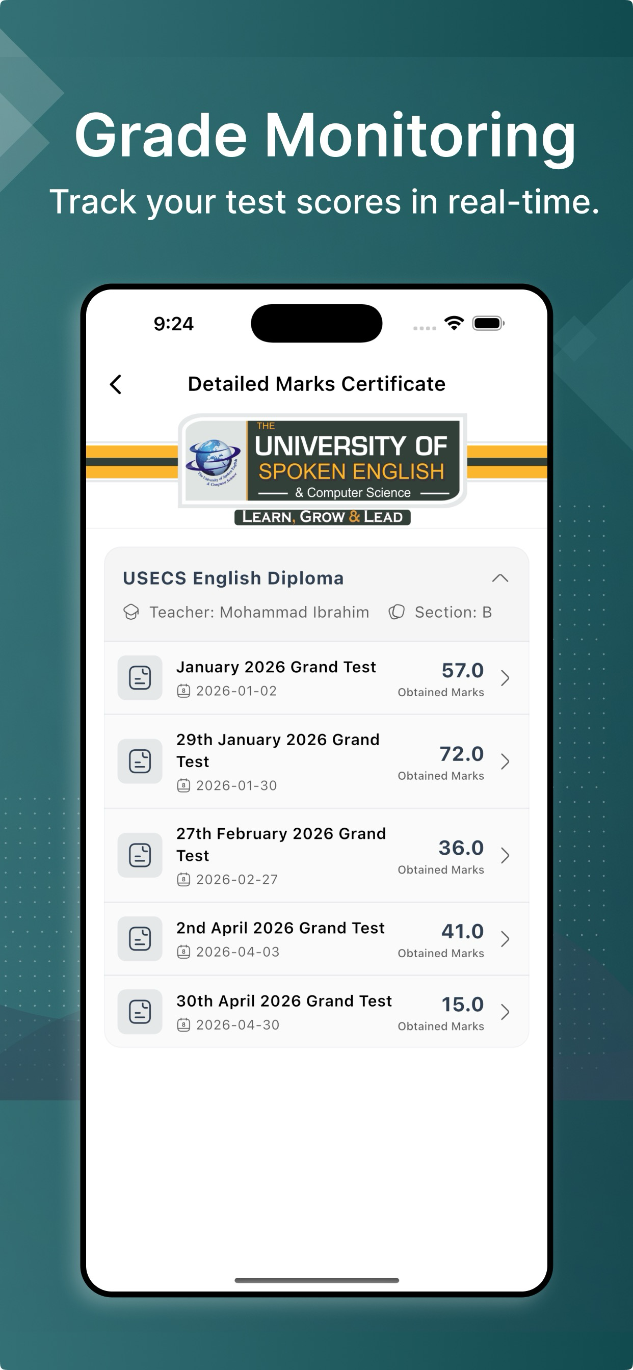 USECS screenshot 5