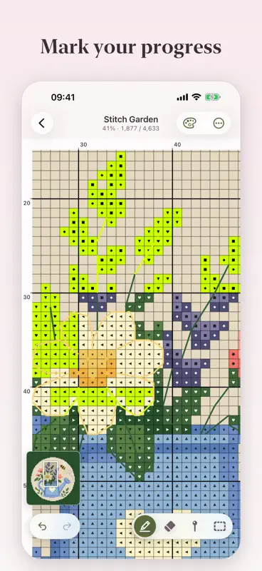Stitch Garden: Cross Stitch screenshot 2 of 9