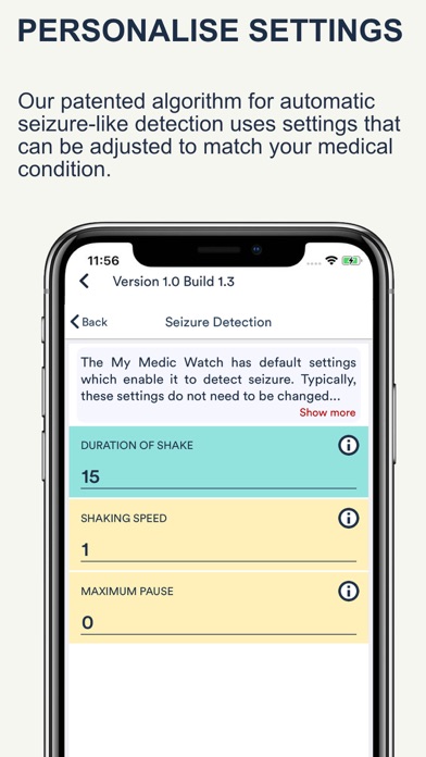 Seizure Alert - My Medic Watch Screenshot