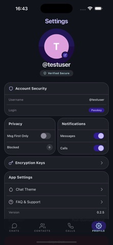 VoidSend iPhone screenshot