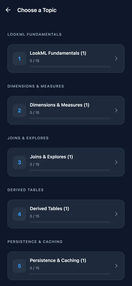 Looker LookML Developer Prep screenshot 2