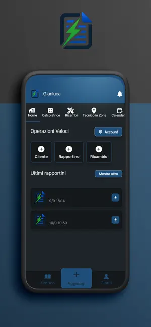 Rapportino Veloce screenshot 1