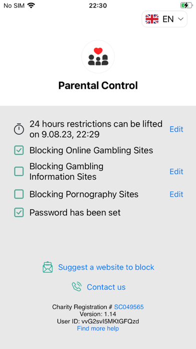 BetBlocker: Gambling Exclusion Screenshot