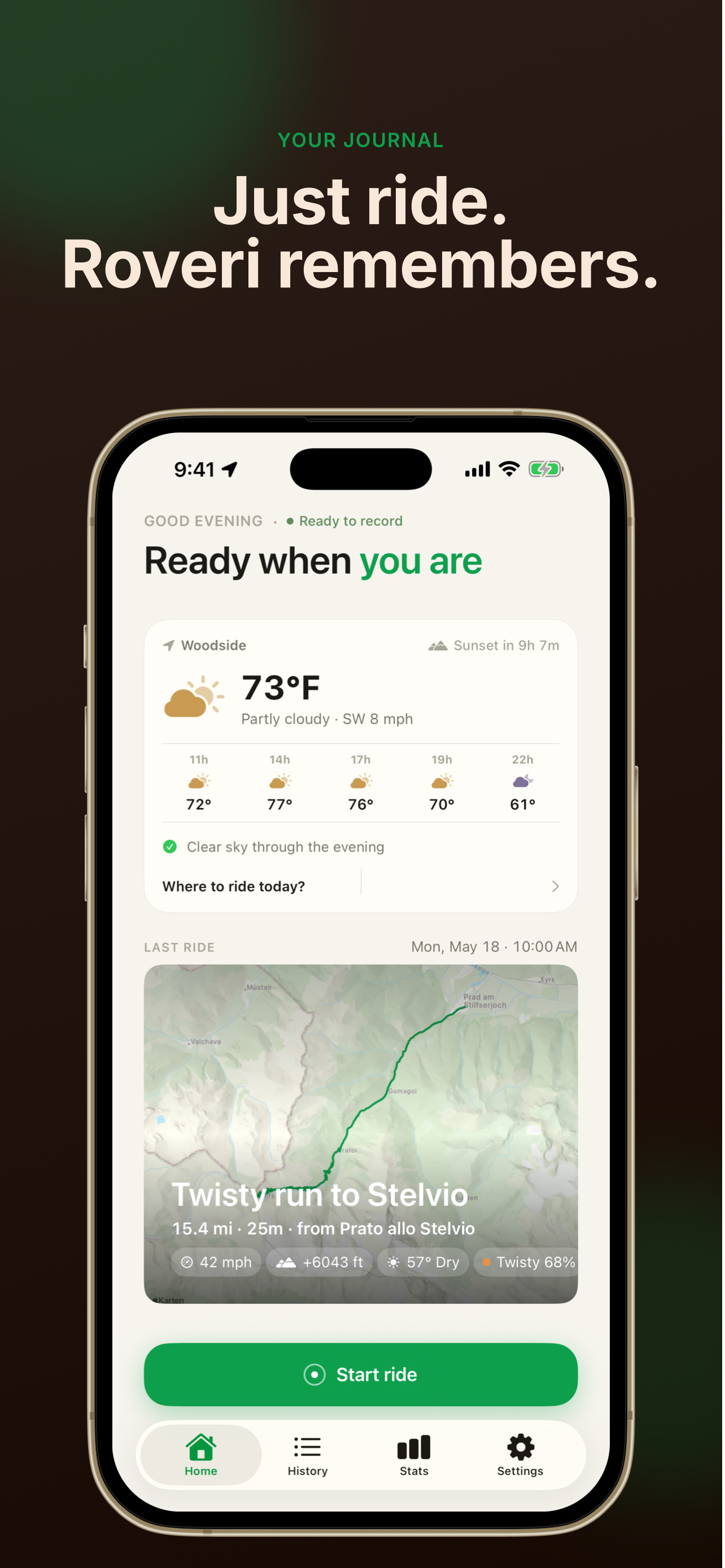 Roveri: Trip & Ride Journal screenshot 4
