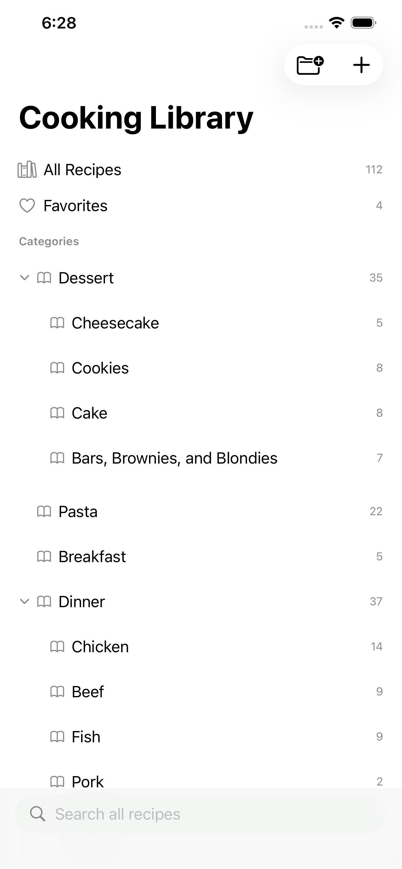 Screenshot 3 of Cooking Library