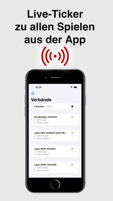 Badminton Spielbericht Live Screenshot