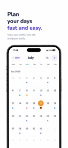 Workly: AI Shift Tracker screenshot