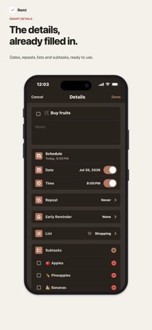 Remi - AI Reminders Screenshot 4 of 6