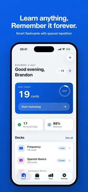 Blitz — Offline Flashcards screenshot 1